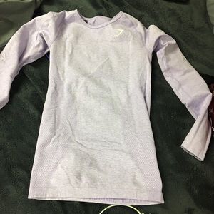 Gymshark Long sleeve seamless lilac